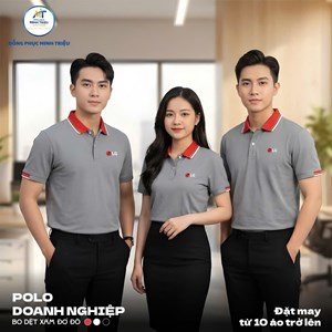 Đồng phục công ty màu xám cá tính