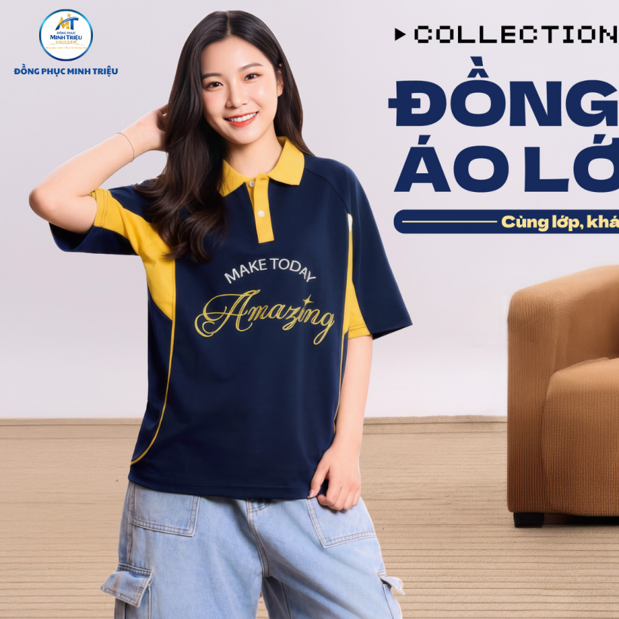 Đồng phục lớp phối xanh cam