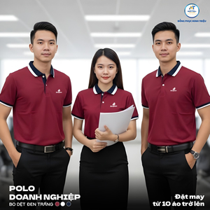 Đồng phục công ty màu vang đỏ