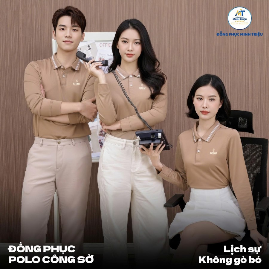 Đồng phục công ty màu nâu