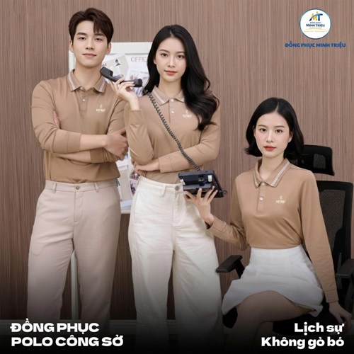 Đồng phục công ty màu nâu