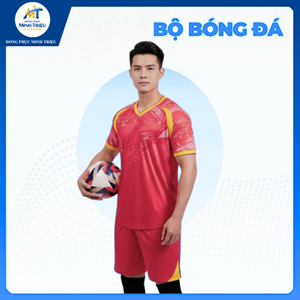 Bộ bóng đá đỏ vàng