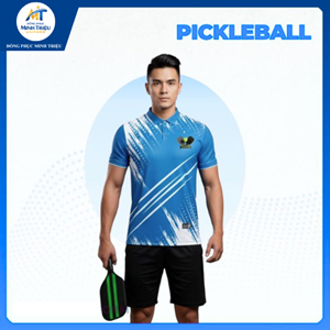 Bộ pickleball xanh trắng