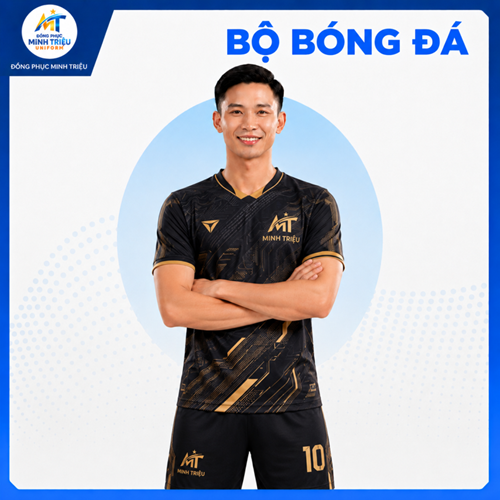 Bộ bóng đá đen ánh kim