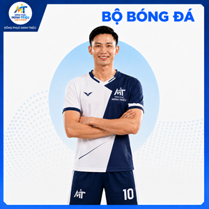 Bộ bóng đá trắng xanh