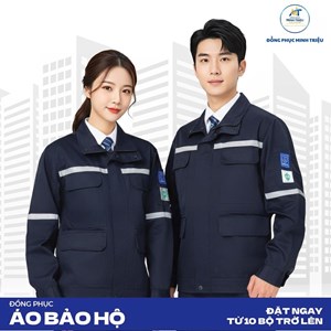 Bảo hộ lao động kỹ thuật xanh đậm