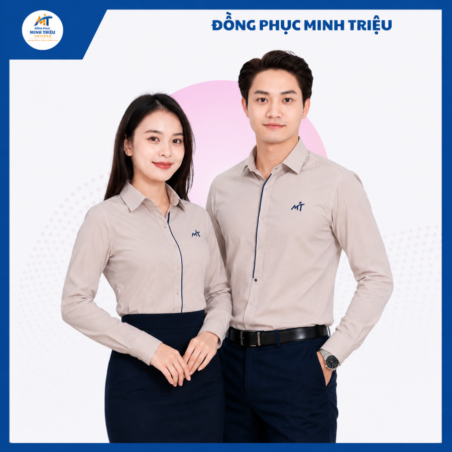 Đồng phục sơ mi văn phòng Elegant