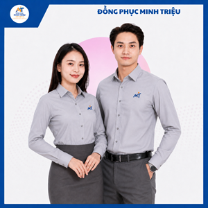 Đồng phục sơ mi ghi sáng
