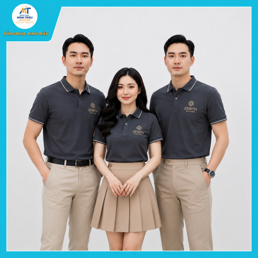 Đồng phục công ty màu xám than